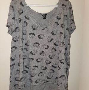Skull tee
